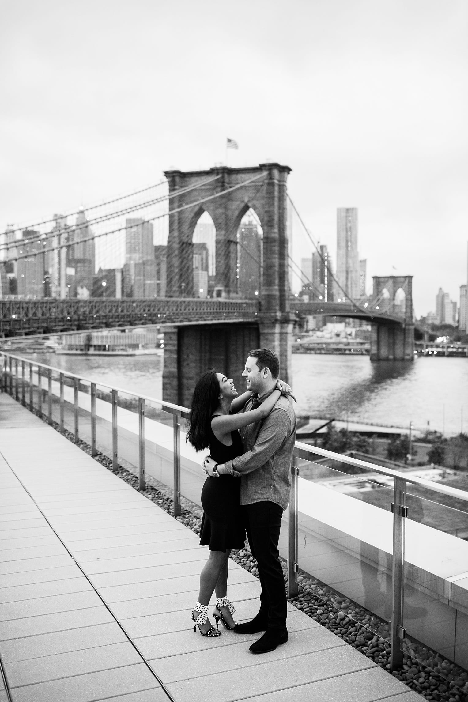 Allison Chase Dumbo Engagement Session Brooklyn New York Niki Marie Photography